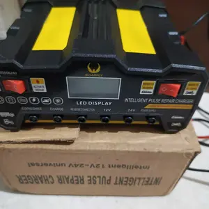 【Guncang Ramadan】Intelligent Pengisi daya baterai mobil 112v24v pengisi daya cepat daya tinggi sepeda motor perbaikan pulsa cerdas lintas batas
