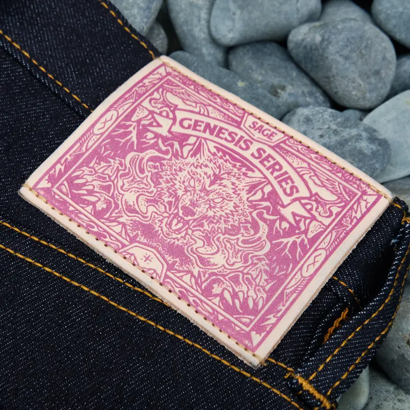 Sage Genesis Series : 14oz Deep Indigo Stretch Ultimate Quality Projectile Loomed Denim 5