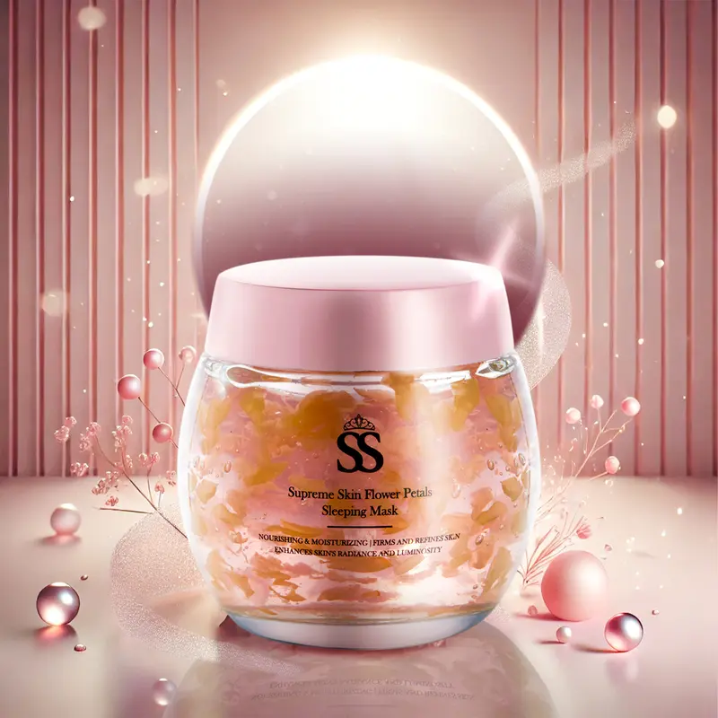 [Product Exclusive] SSSKIN Supreme Skin Flower Petals Sleeping Mask 120gr | Face Mask | Masker Wajah | Gel Mask | Rose Petal Mask |  Masker Mencerahkan  | Masker Mengencangkan | Masker Melembabkan | Perawatan 0