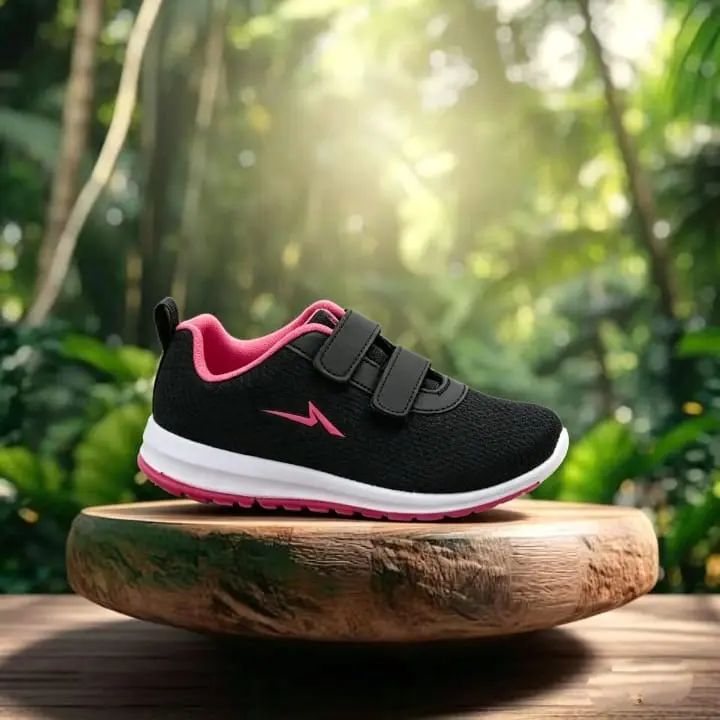 sepatu anak ando Zora Hitam pink/hitam putih/hitam hitam Terbaru size 29-36 murah meriah Perempuan Fashion