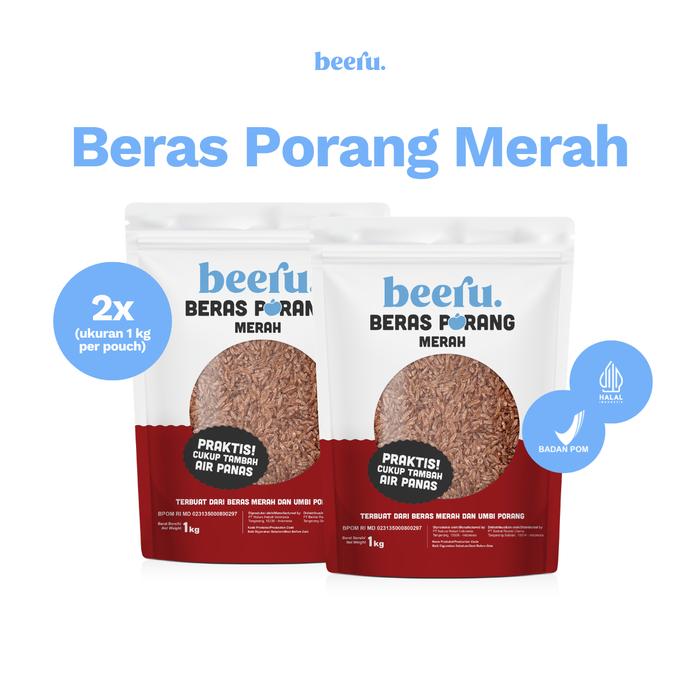 Gambar Beeru Beras Porang Merah isi 2 Pouch 1 Kg - Shirataki Konjac Rice dari Beeru Official Store Kota Tangerang Selatan Tokopedia