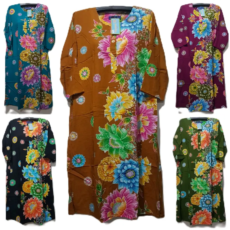 DASTER BATIK KODE 19 KENCANA UNGU LABEL BIRU 0