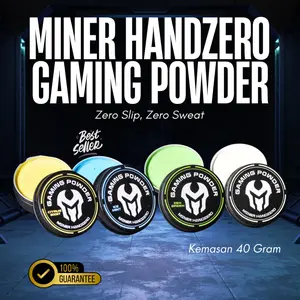 HandZero Bedak Gaming Miner HandZero - Bedak Anti Keringat & Anti Licin untuk Gamer