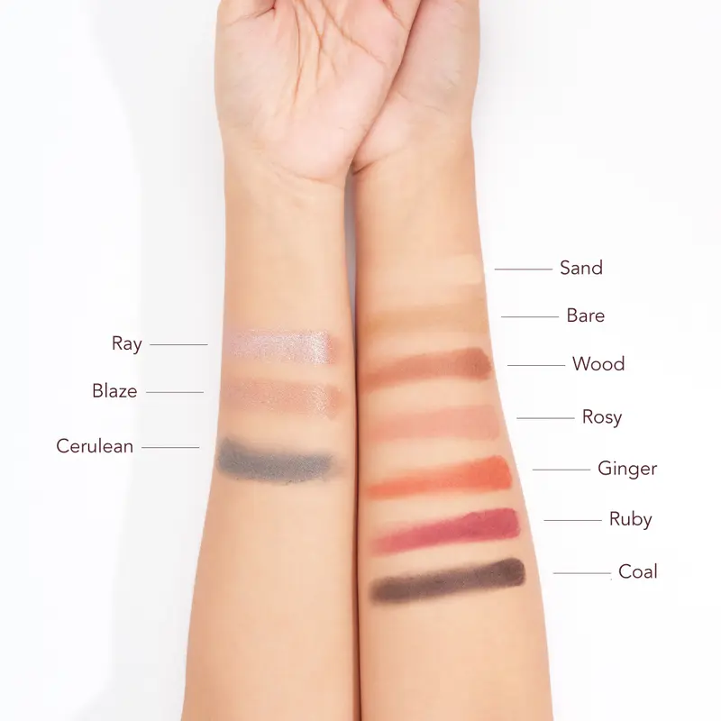 Stacey Exquisite Eyeshadow Palette - 10 Shades Creamy & Pigment Colors Waterproof 2