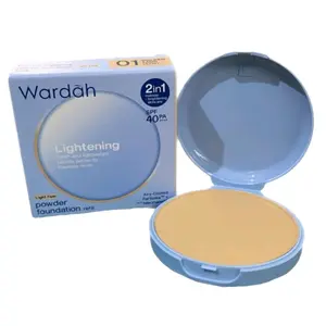 Bedak Refil W4rd4r Terbaru Lightening Powder Foundation Light Feel 12 Gram