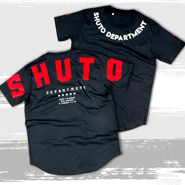 SHUTO MEN Baju Kaos Oblong Pria Dewasa T-shirt Katun Combed 24s 1