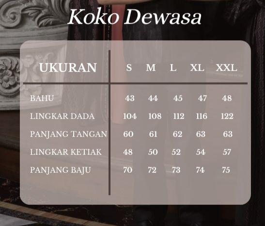 Kirana Famset (KOKO DEWASA) by Nadeea.id_ Simple Nyaman