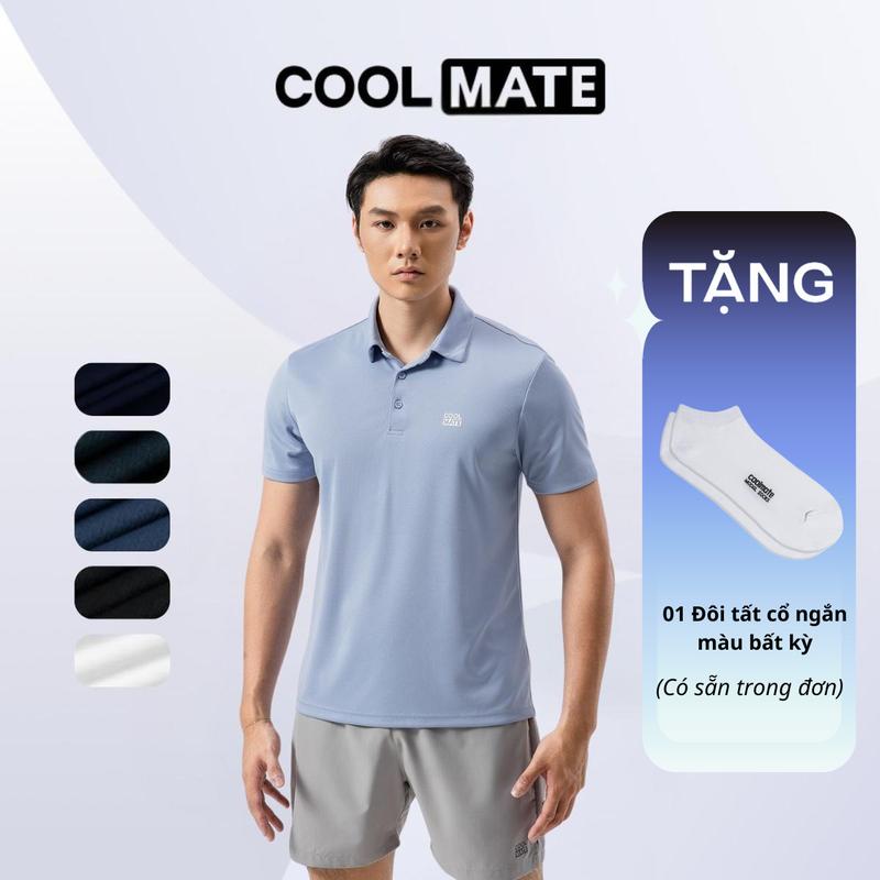 [TẶNG 01 Đôi tất] Áo Polo thể thao nam ProMax-S1 Logo thoáng khí - Coolmate