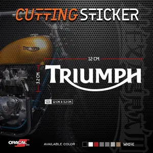 Cutting Sticker TRIUMPH Logo | Stiker Cutting Logo TRIUMPH