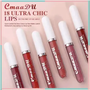 BPOM CMAADU Lipstik 18 Ultra Chic Liquid Matte Waterproof Long Lasting