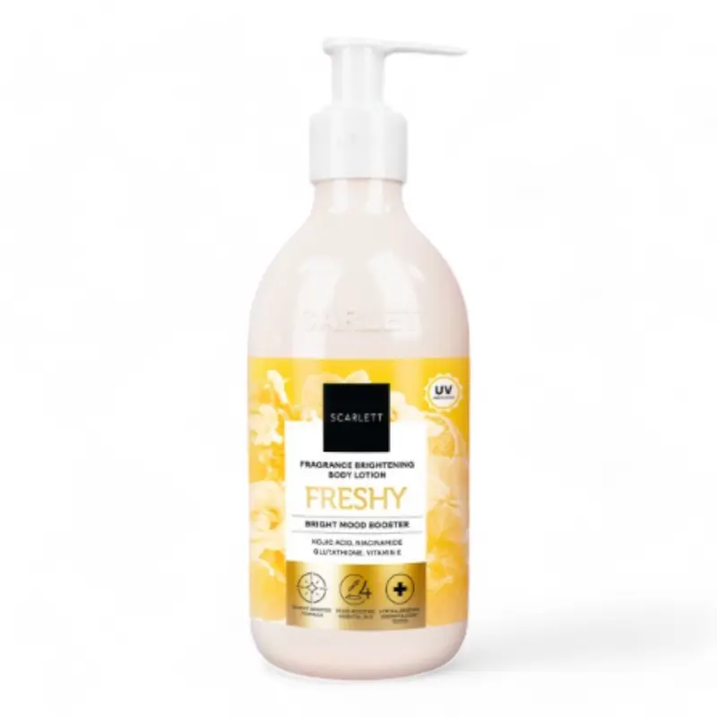 Scarlett Whitening NEW MOOD BOOSTER Lotion 300mlMencerahkan  Tubuh body care 3