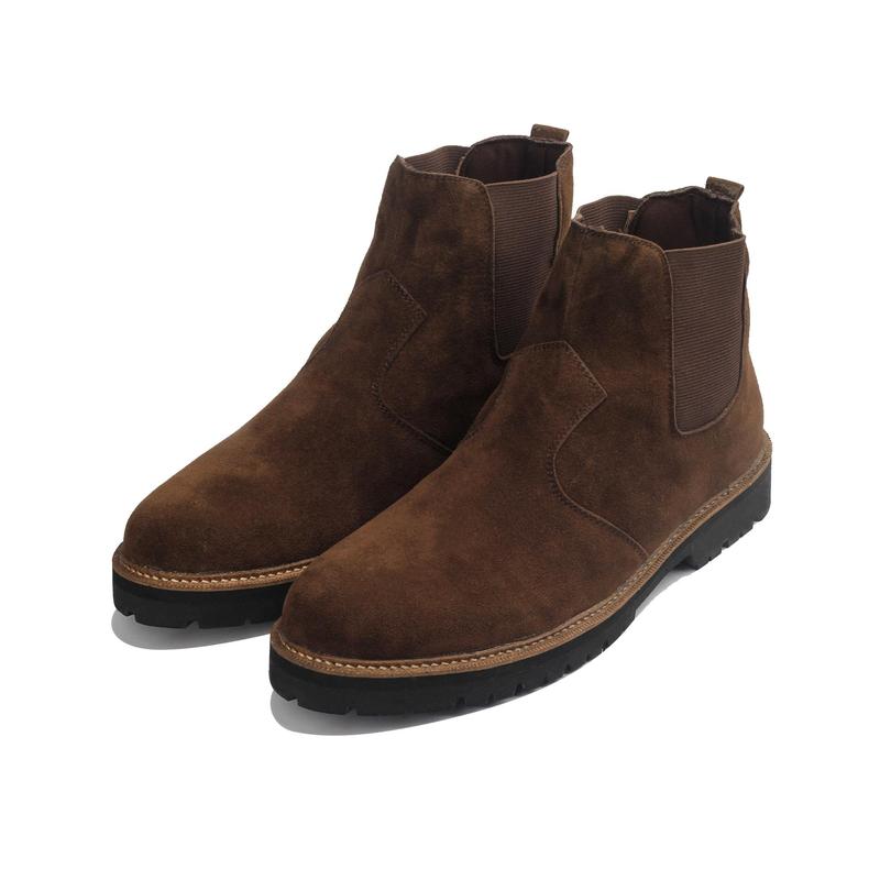 Giant Flames - Sepatu Boots Pria Chelsea Boots Adventure Riding Axel Darkbrown 1