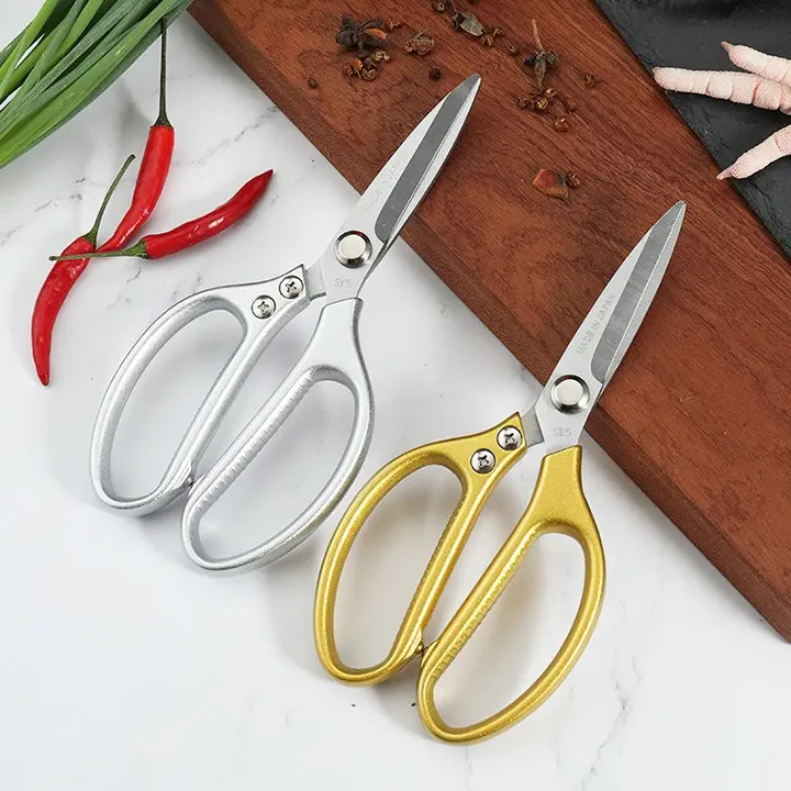 Kéo Nhật SK5 đa năng siêu bền , Kéo Thép nhập khẩu Nhật Bản cắt xương gà , vịt đa năng siêu bền 2