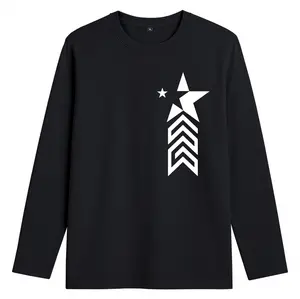 SHERNLY Kaos Distro Lengan Panjang SP.023,Atasan Dewasa Premium Digital Printing Pria Wanita Casual Baju Distro Cotton Single 24s VATOR INK