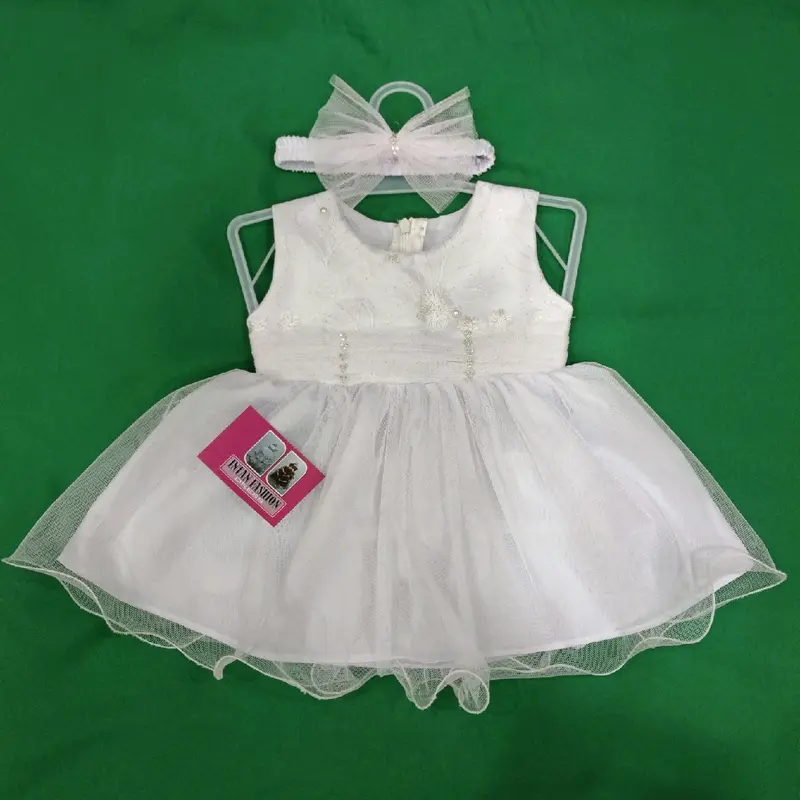 gaun ulang tahun bayi, usia 0-12bln warna lilac. 7