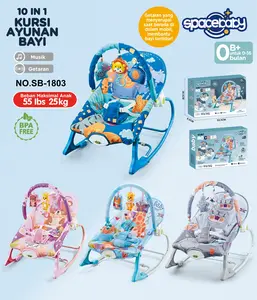 BOUNCER SPACE BABY 10 In 1 ZX 1703 1803 SB 1805 SB 1806 8630 8610 / SUGAR BABY 10 IN 1 ROCKER / MUSIC & SOOTHE VIBRATIONS BOUNCER SPACEBABY SB 8630 3 RECLINE
