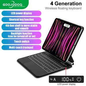 【GOOJODOQ】 2023 Magic Keyboard Gen 4 w LCD Display for iPad Pro 11 12.9 12 9 iPad Air 5 Air 4 10.9 Pro M4 11&13 Backlight LCD Display Keyboard Smart Cover 【GOOJODOQ】 2023 Magic Keyboard Gen 4 w LCD Display for iPad Pro 11 12.9 12 9 iPad Air 5 Air 4 10.9 Pro M4 11&13 Backlight LCD Display Keyboard Smart Cover
