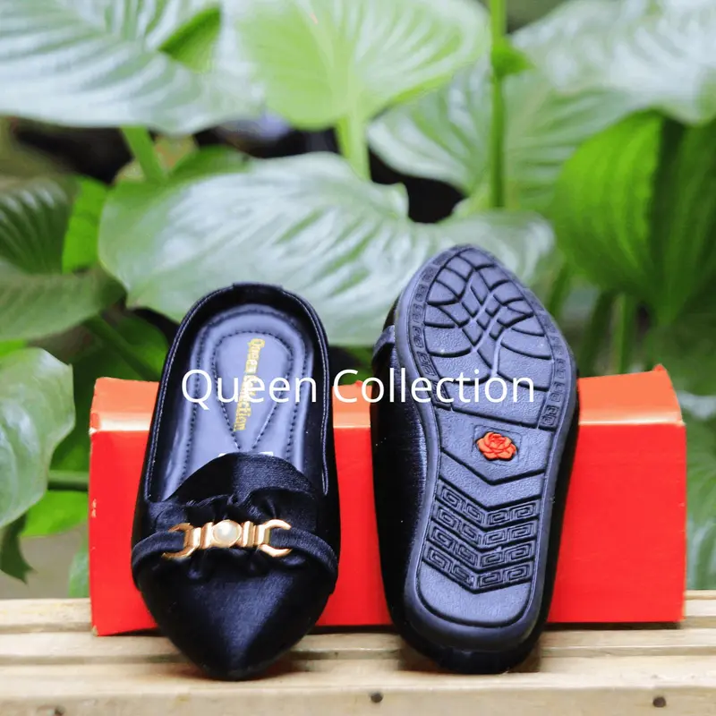 Sepatu Wanita QUEEN Selop Slip-On Variasi Mutiara AD 03 - Shoes, Sendal 4