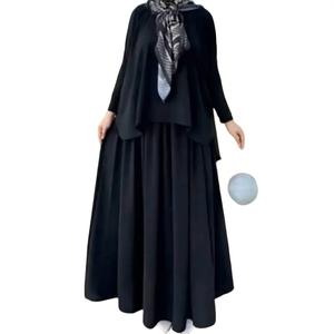 (FREE SIZE)SUIT SET SKIRT SOFEA BAJU MUSLIMAH SET FASHION CEY IRONLESS (Tiada Zip Lengan) Wanita Clothing Labuh