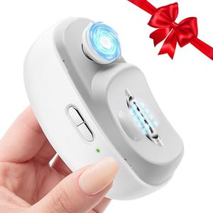 3in1電動ネイルクリッパー、自動ネイルトリマー ポリッシング機能付き＆LEDライト、高齢者・大人用ネイルケアツール