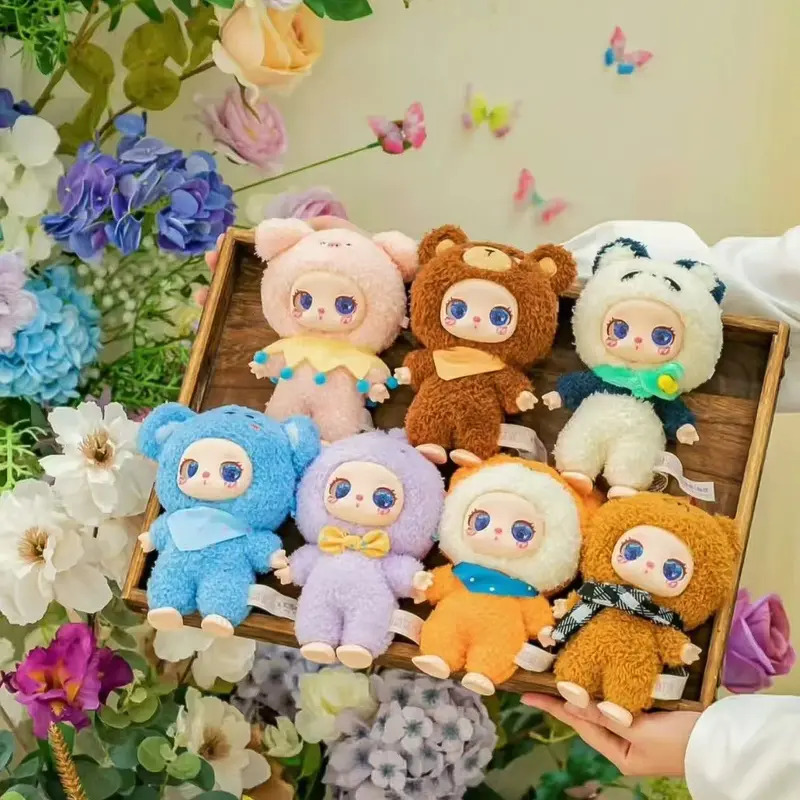 Hộp mù bí ẩn cho đồ chơi Nhồi Bông LIILA V2, Quà tặng hộp mù phổ biến, sở thú LIILA, Đồ chơi nhồi bông Vinyl, Ba túi mù cho bé 1