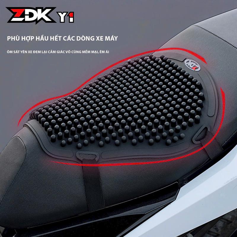 Đệm cao su ZDK Y1 lót bọc yên xe máy êm ái chống xóc massage chống ê mông chống nước giá rẻ cao cấp