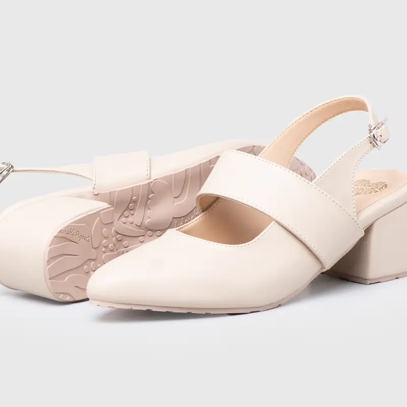 Adorable Projects - Starky Heels Ivory - Sepatu Wanita Sandal 3