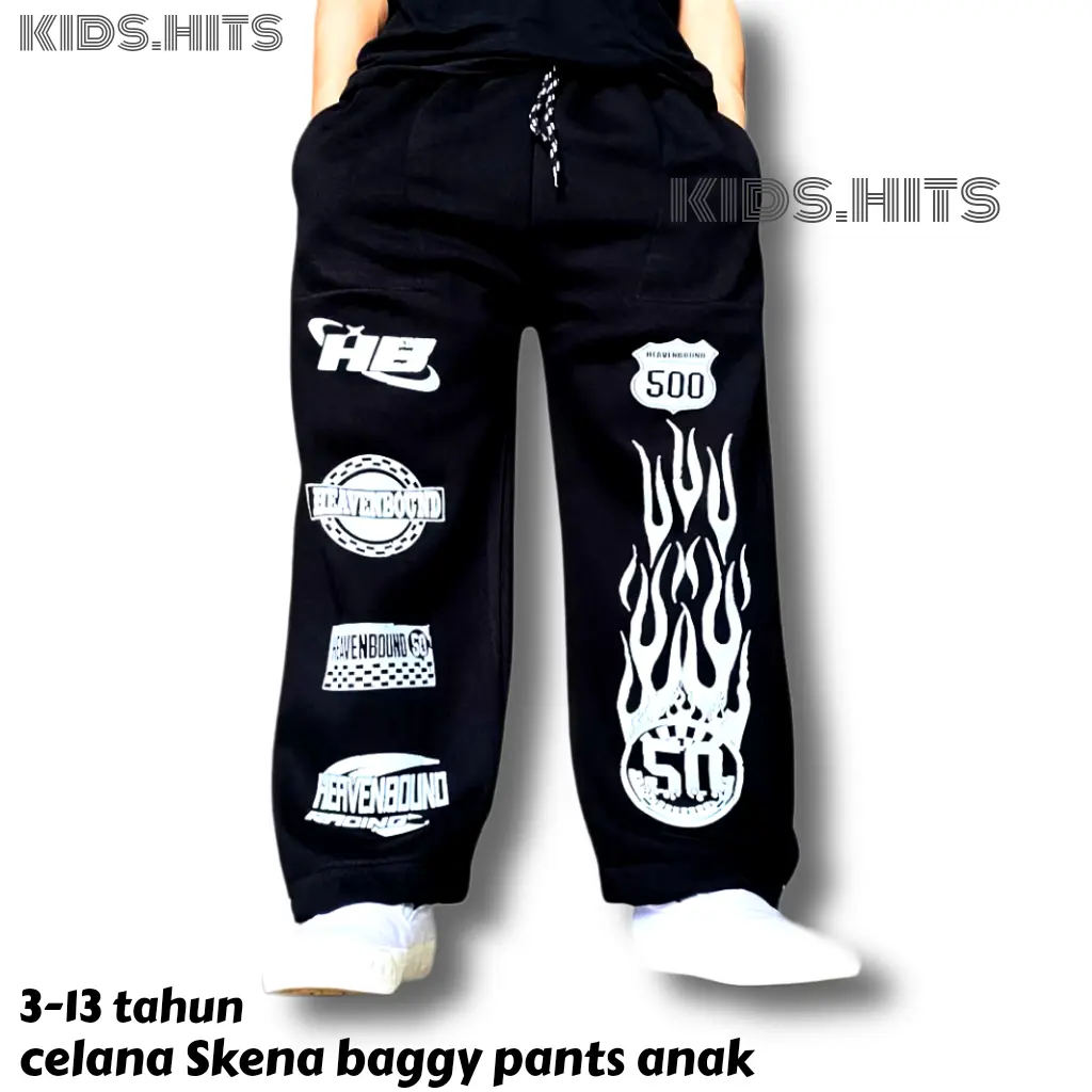celana Skena baggy pants anak celana panjang Anak terbaru laki-laki dan perempuan usia 3 -12 Tahun