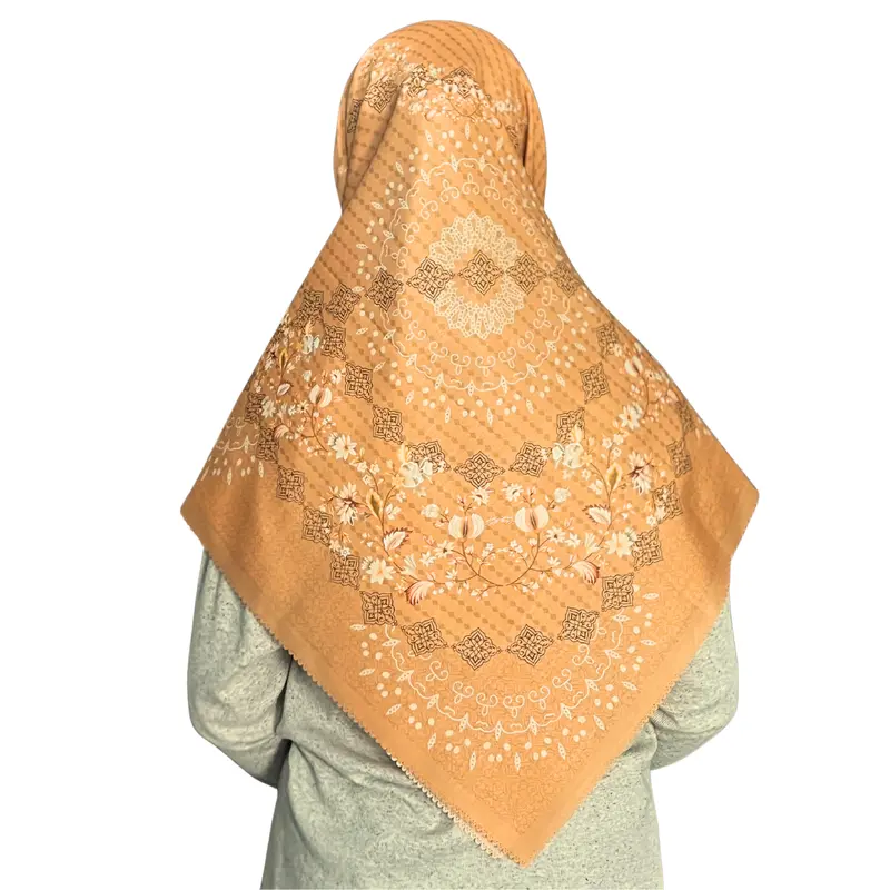 Hijab/Kerudung HANNA/POPPY Segiempat Wanita Bahan Voal dan Berkualitas PREMIUM LASER CUT FINISHING 5