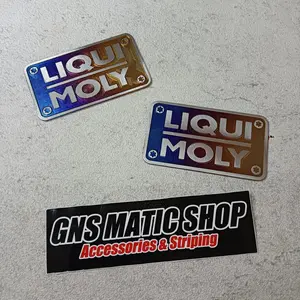 emblem hungger titanium emblem hungger airblade / stiker hungger EMBLEM LOGO BIG TITANIUM UNTUK HUGGER AIRBLADE