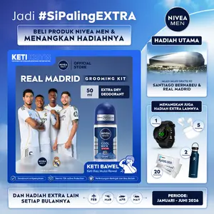 NIVEA MEN Deodorant Antiperspirant Roll On Cool Kick 50ml - Deodoran pria perlindungan ekstra kering dari keringat bau badan dengan sensasi dingin dan wangi sporty maskulin seharian - Tidak mengandung ethyl alkohol cocok untuk semua jenis kulit