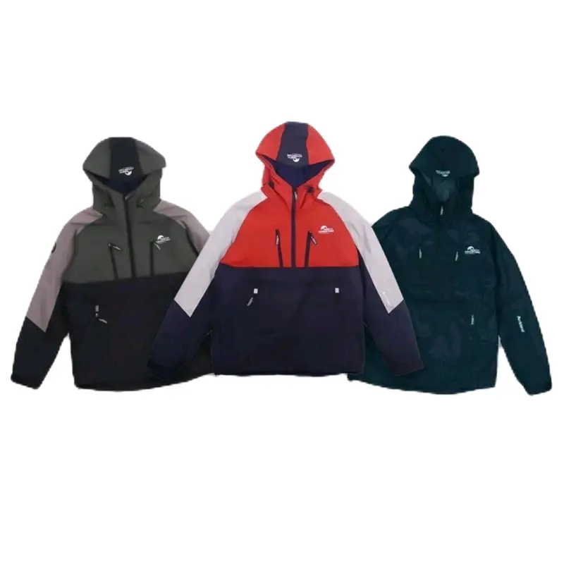 Jaket windbreaker tahan angin Windproof Auckland north adevnture Unisex Outdoor Waterproof Casual Outer Parasut Zipper Kerja Merah Nyaman Keren Motor Parka Distro Motif Semi Semi gus jaket  almamater 1