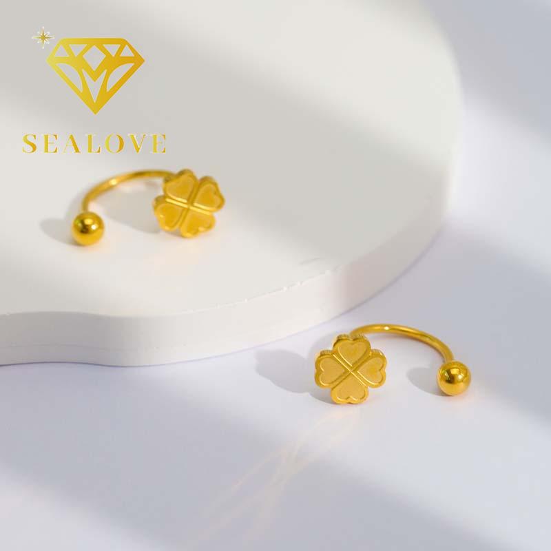 SEALOVE khuyên tai chữ u khuyên tai titanium bông tai nụ