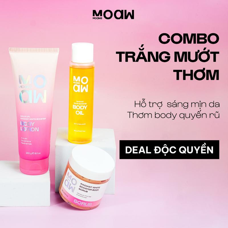 [LIVE DEAL ĐỘC QUYỀN 3] Sữa Dưỡng Thể Trắng Da - Kem Trắng Da MOAW MOAWS - Dầu Dưỡng Body Oil - Kem Body Mịn Da - Kem Body Nâng Tone Make Up - Kem Dưỡng Thể Hỗ Trợ Phục Hồi Da - Kem Ủ - Lotion Trắng Da Hương Nước Hoa