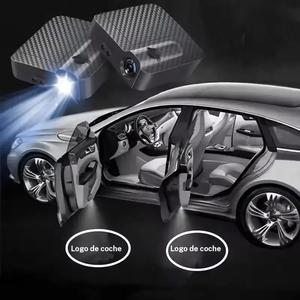 Luz de bienvenida para puerta de auto, Luz proyectora de logotipo de auto, Luz de proyección personalizada para puerta con logotipo, Accesorios universales para autos para todos los vehículos