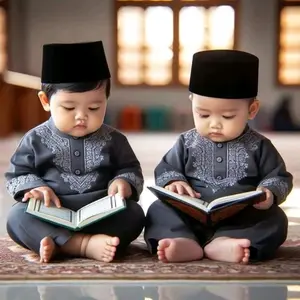 Peci bayi anak laki laki Balita songkok warna hitam kopyah anak umur 2bulan - 7 tahun Kopiah Cowok Nyaman Muslim