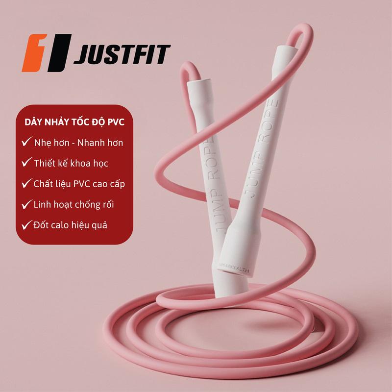  Dây Nhảy Tốc Độ PVC JUMP ROPES 6mm JUSTFIT Tập Nhảy Dây Tập Luyện Cardio Tập Gym Yoga Tại Nhà 
