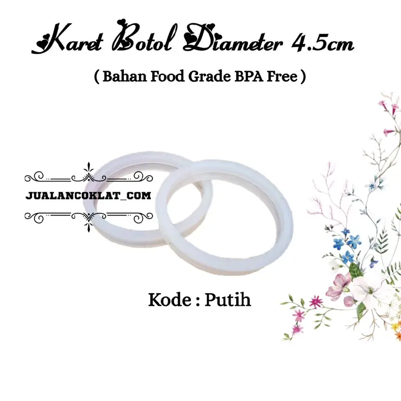 Karet Botol Minum Bioglass Mini 500ml & 600ml ukuran diameter 4,5cm 2