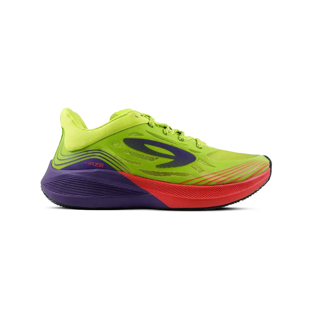 910 Nineten HAZE VISION 1.O HIJAU NEON UNGU MAGENTA - Sepatu Lari Running