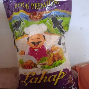 Beras Premium Lahap Kemasan 5 kg Beras Lahap Berkualiti Tinggi untuk Penggunaan Harian