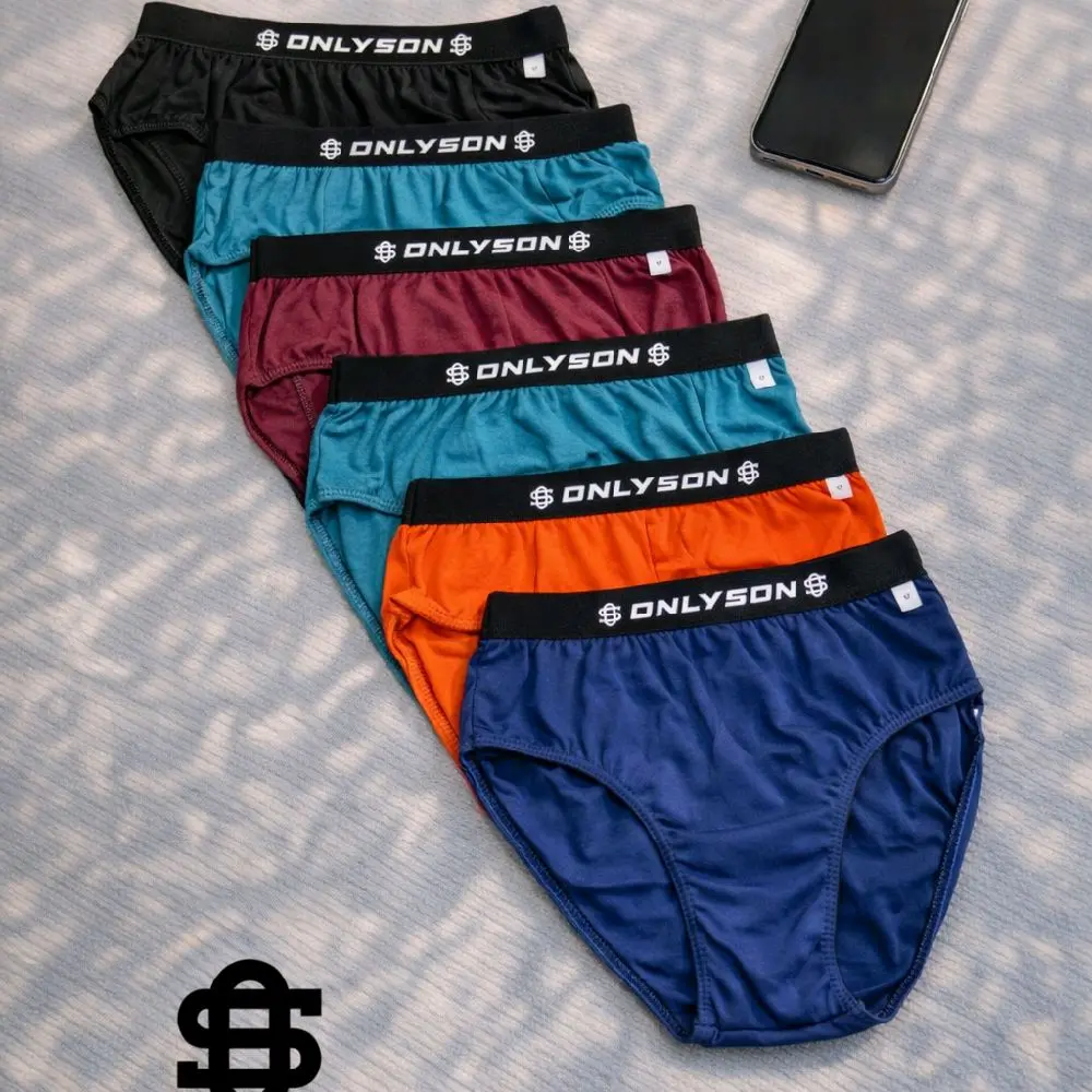 12pcs Celana Dalam Pria Dewasa Obral - Isi 12pcs/6pcs/3pcs Bahan Katun Nyaman Lembut Motif Polos Karet Hitam Cowok Boxer