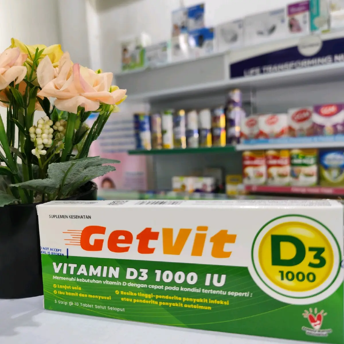 GetVit D3 1000IU 10 tablet