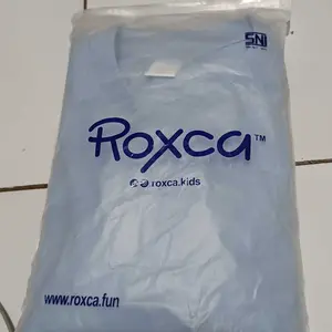 Roxca | T-Shirt Oversize Airy Cool Dawnbowl Anak Unisex Cewek Cowok Cool Breeze Usia 1-12 Tahun Blue/Biru