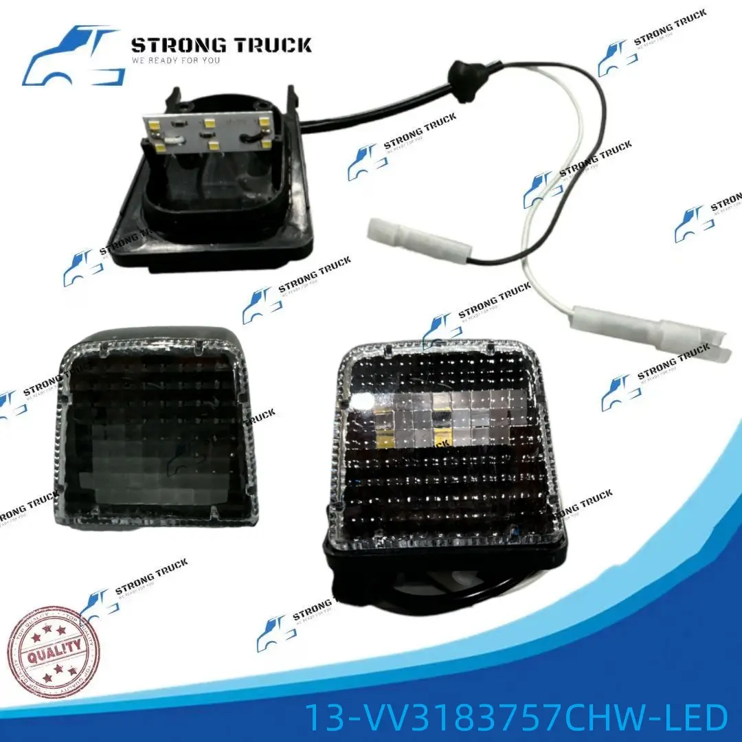 VOLVO FM/FH12 V2 LED "WHITE" TOP ROOF LAMP "CLIP" SUNVISOR LAMP