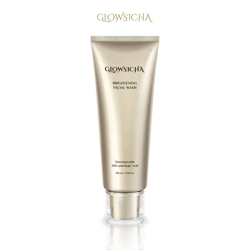 Glowsicha - Brightening Facial Wash - Facial Cleanser Sabun Cuci Muka Pembersih Wajah Mencerahkan Melembabkan Wajah AHA & Kojic Acid 0