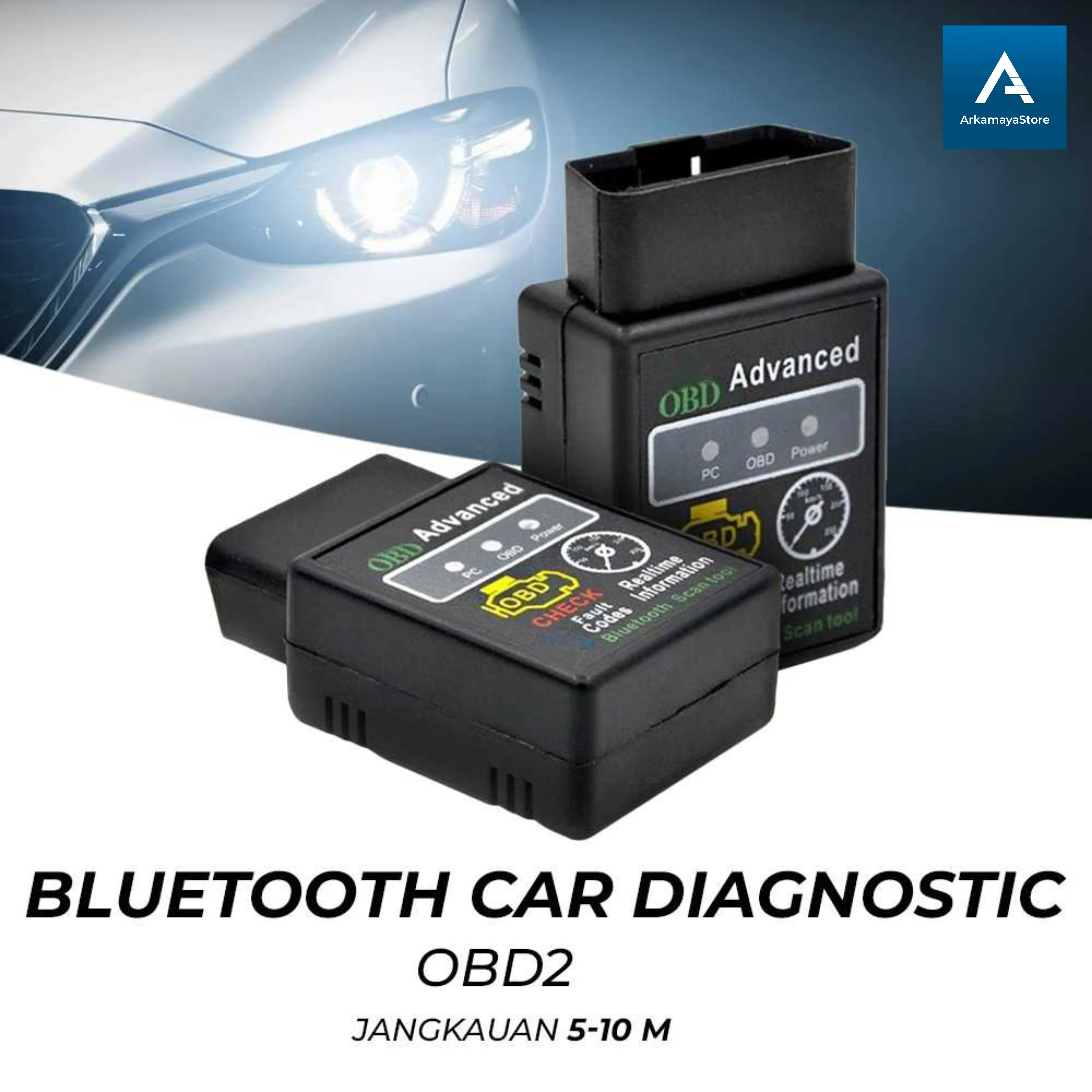 OBD2 scanner mobil bluetooth car diagnostic alat scan diagnosa kendaraan