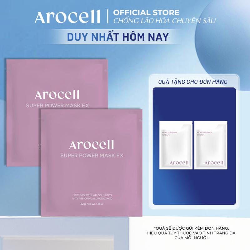 2 Miếng Mặt Nạ Thạch Collagen Botox  Arocell Nâng Cơ Mờ Nhăn Dưỡng Ẩm Sâu Ngừa Lão Hóa