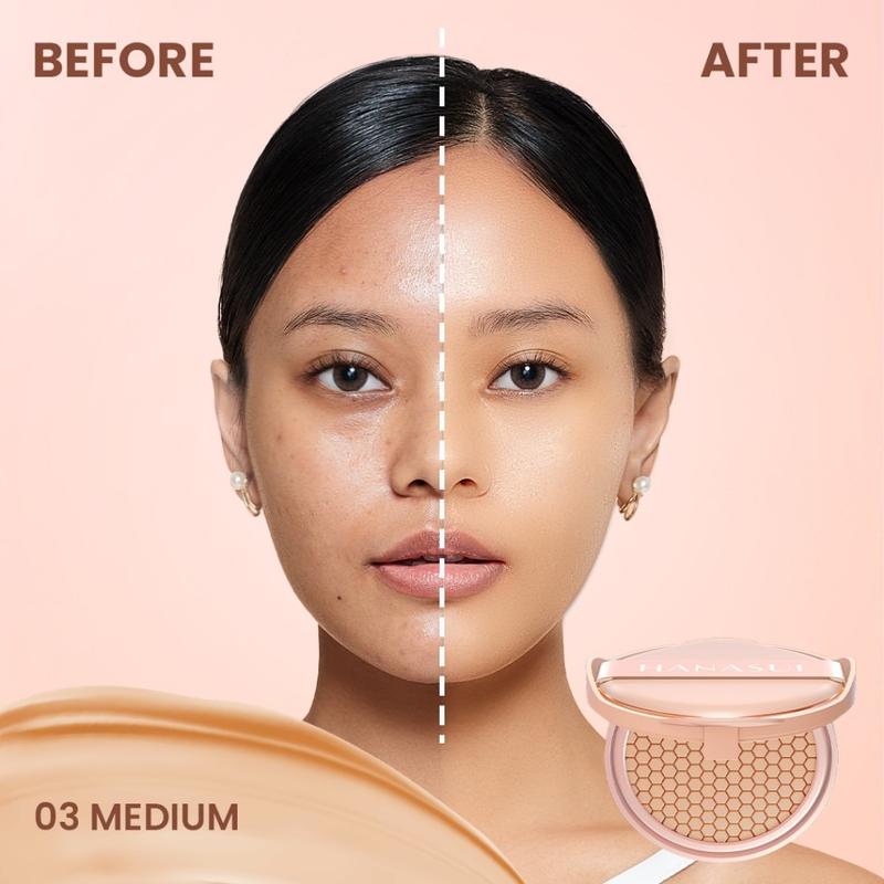 HANASUI SERUM CUSHION REFILL WITH SERUM ACTV & UVA+UVB | BPOM 5