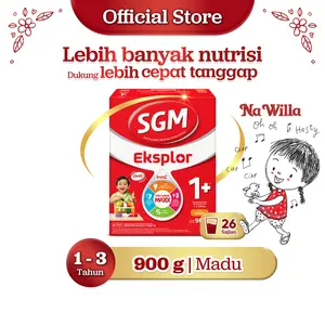 900GR SGM Eksplor 1+ Madu I Susu Bubuk Pertumbuhan dengan IronC