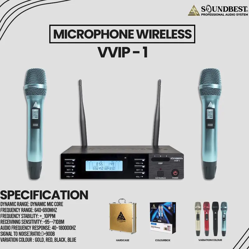Soundbest Microphone Wireless VVIP 1 || Best seller! 0